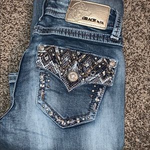 Grace embedded jeans /bootcut